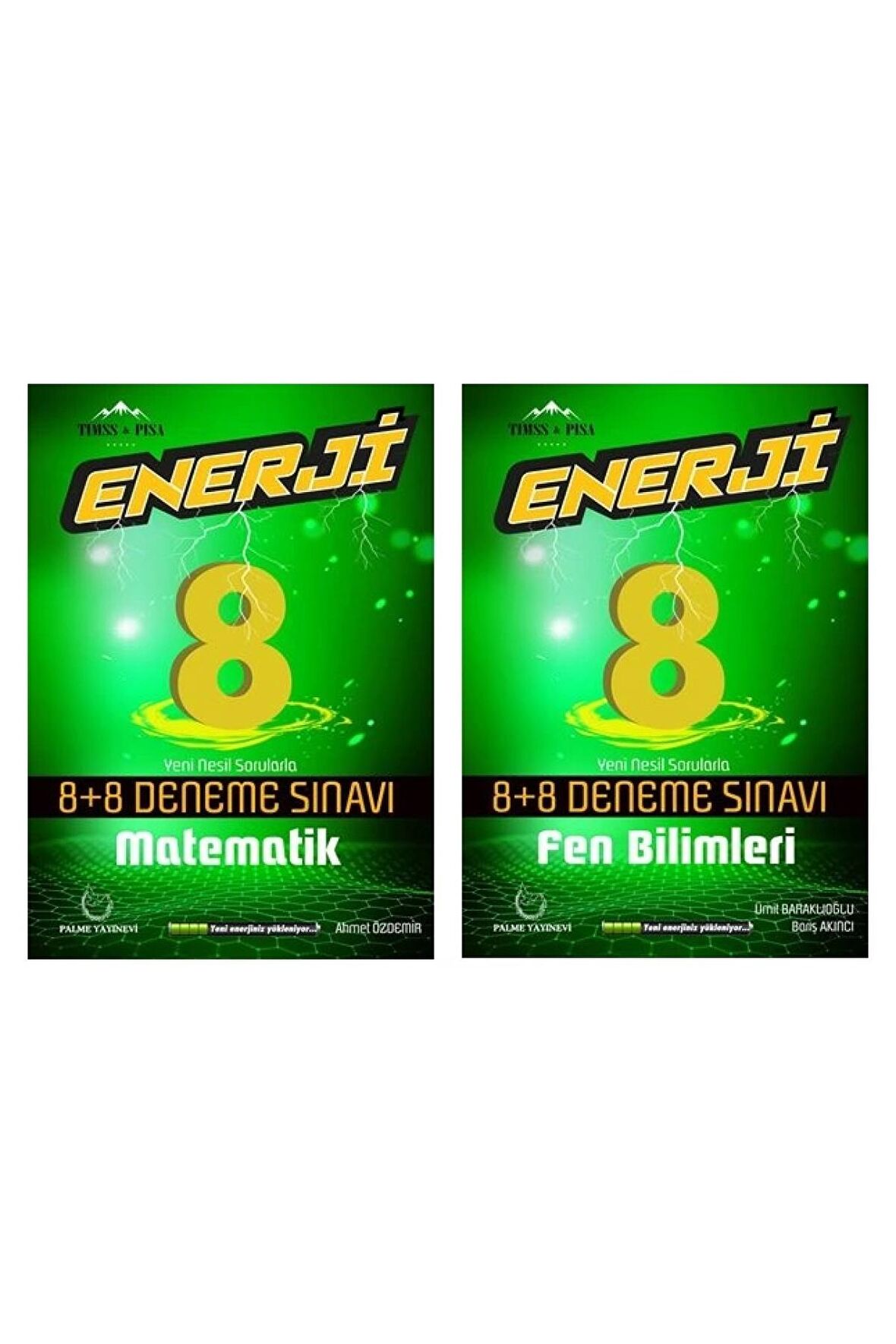 LGS 8.SINIF ENERJİ MATEMATİK FEN BİLİMLERİ  8+8 DENEME