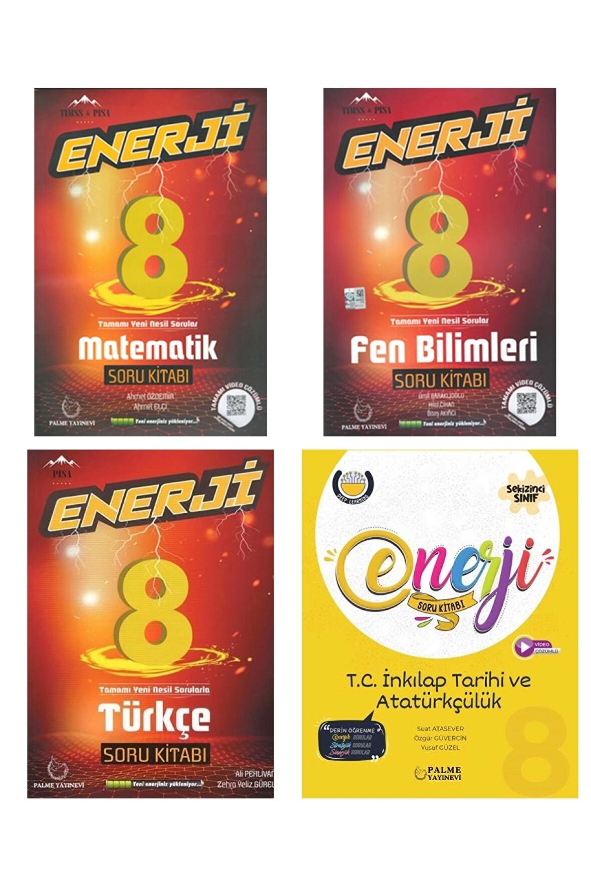 LGS 8. Sınıf Enerji Matematik Fen Türkçe ve İnkılap Soru Bankası