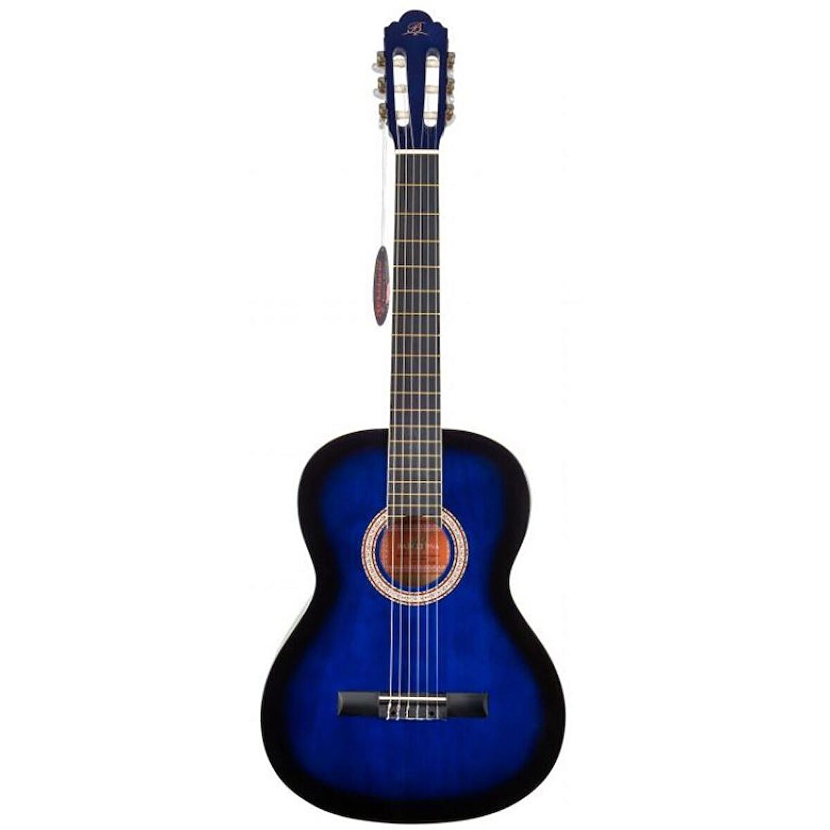 BARCELONA Lc 3900 Bb Mavi Siyah Sunburst Klasik Gitar
