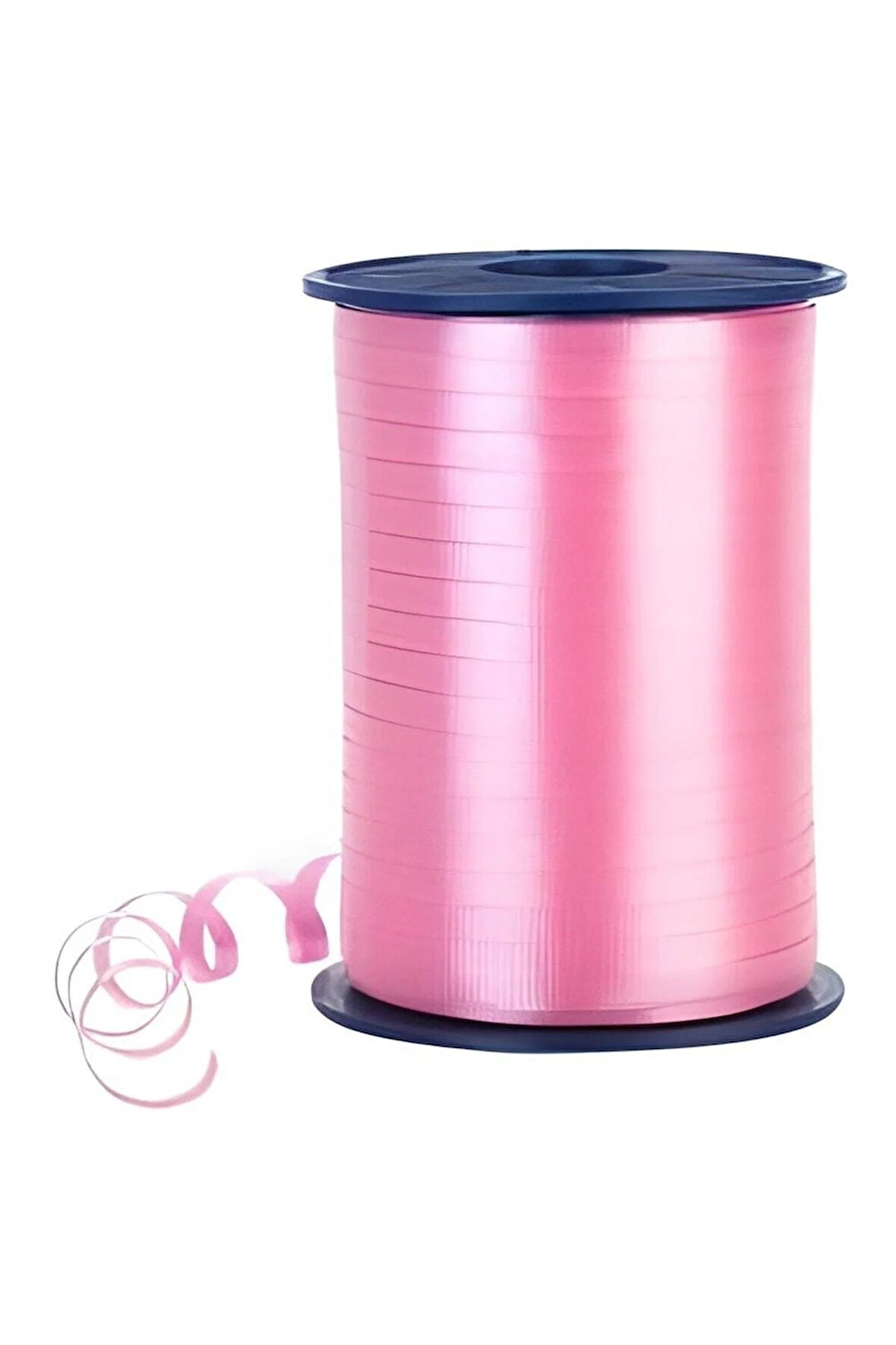 Pastel Açık Pembe Rafya Şerit 8 Mm X 200 M