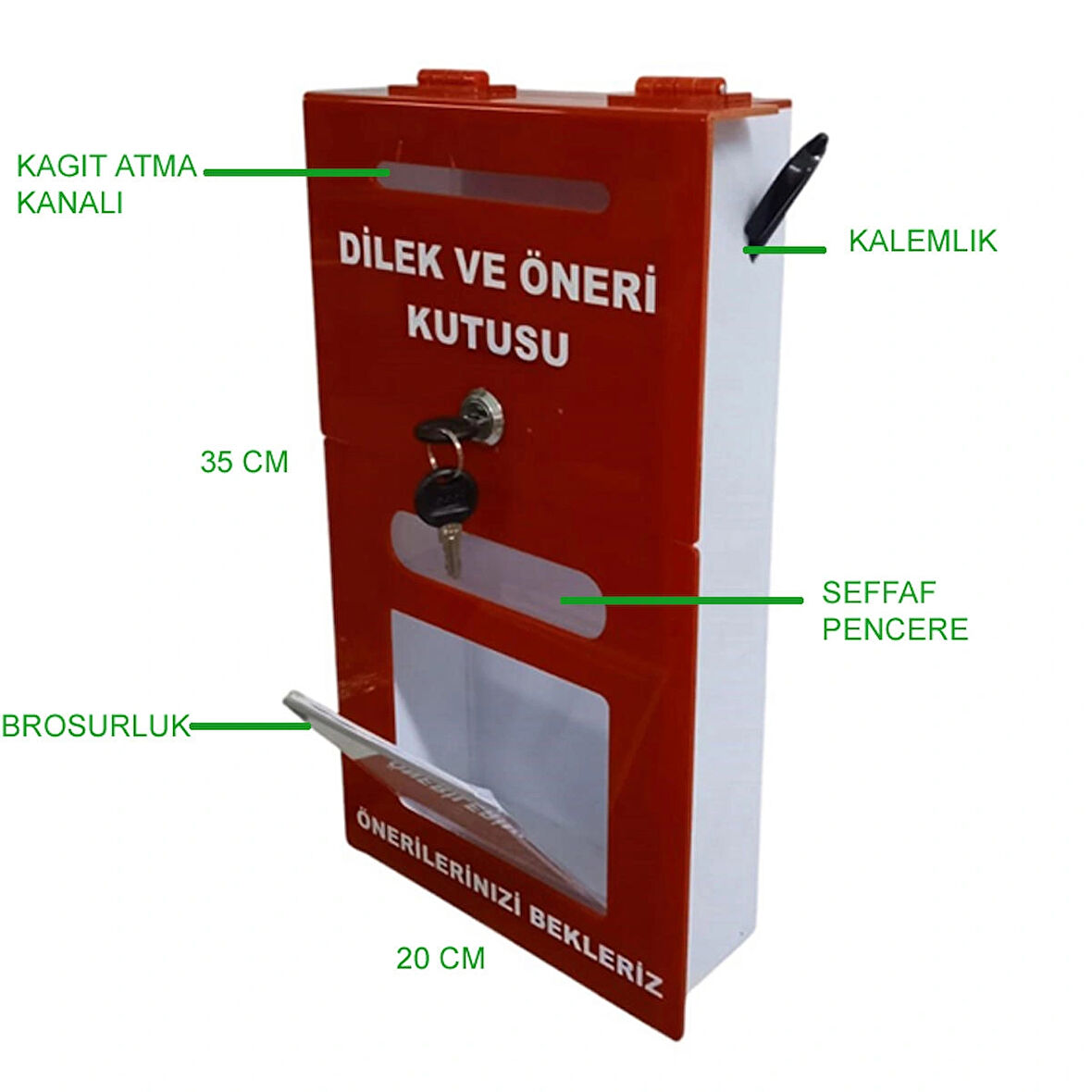 kırmızı dilek öneri kutusu