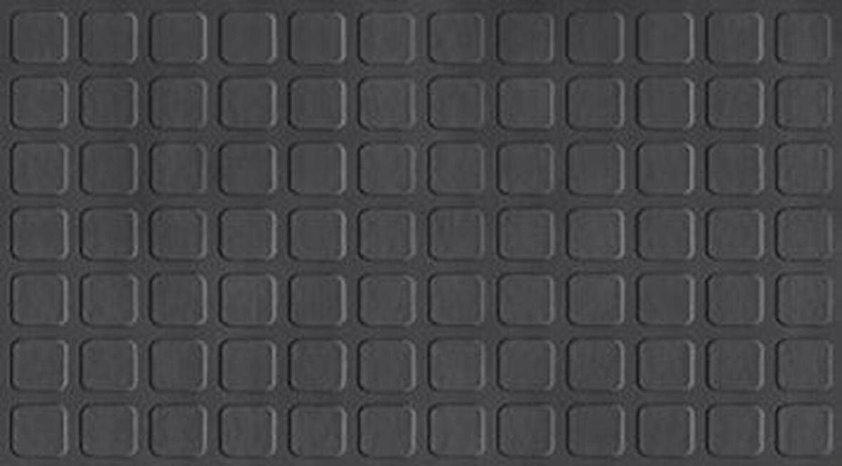 OTO ZEMİN KAPLAMA 2m X 10m GRİ DAMA DESEN pvc OTO YER DÖŞEMESİ