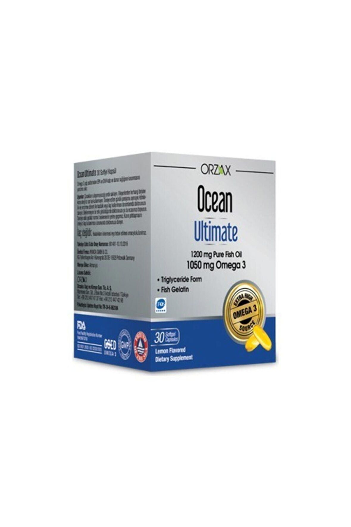 Ultimate 1050 Mg Omega 3 1200 Mg Balık Yağı 30 Kapsül