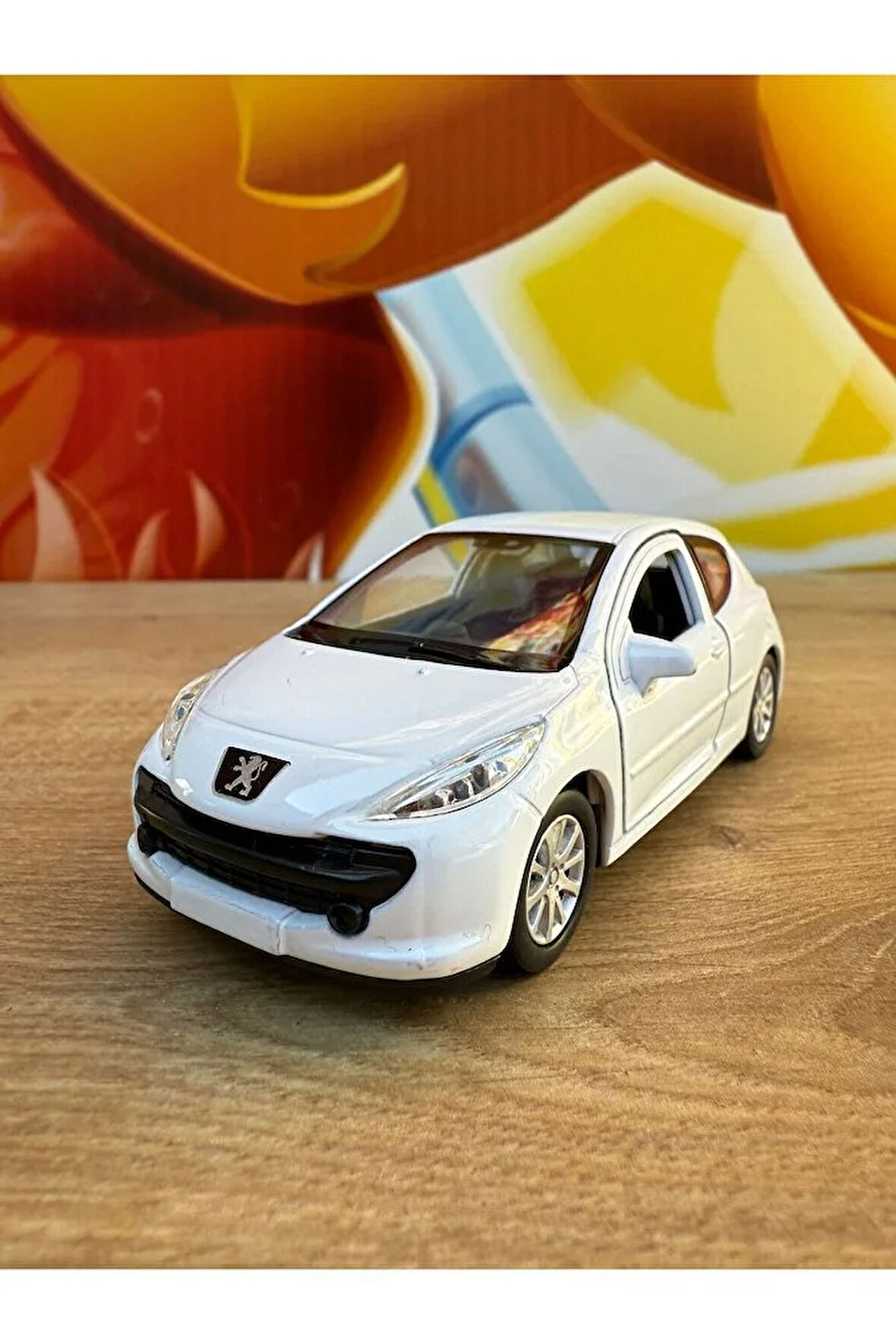 Peugeot 207 Diecast Model Araba Oyuncak Metal Model Araba Peugeot 207 Açılan Kapılar