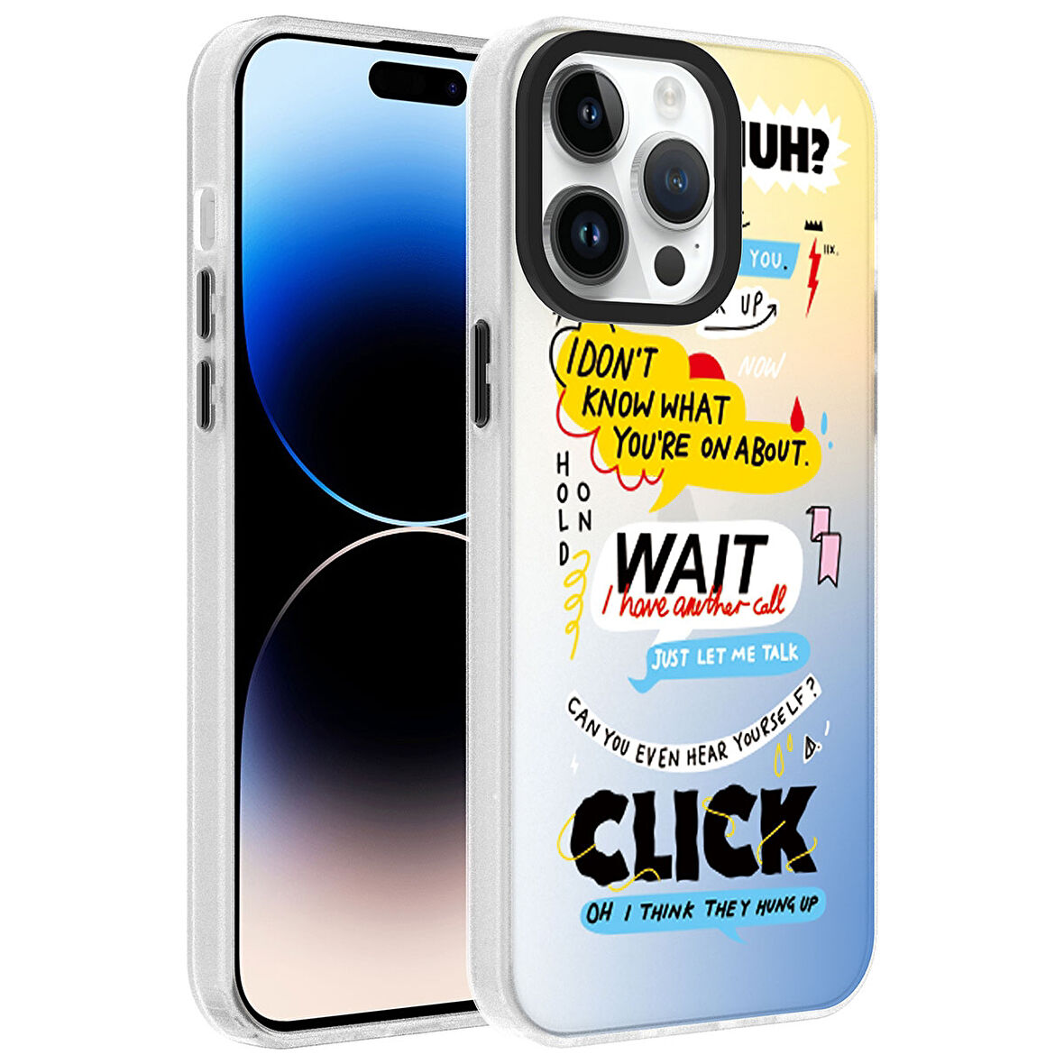 iPhone 14 Pro Kılıf Desenli Seri Dragon Yüksek Kalite Baskılı Sert Kapak