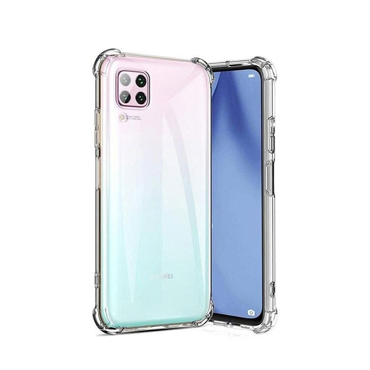Gpack Huawei P40 Lite Kılıf AntiShock Ultra KorumaNano Glass