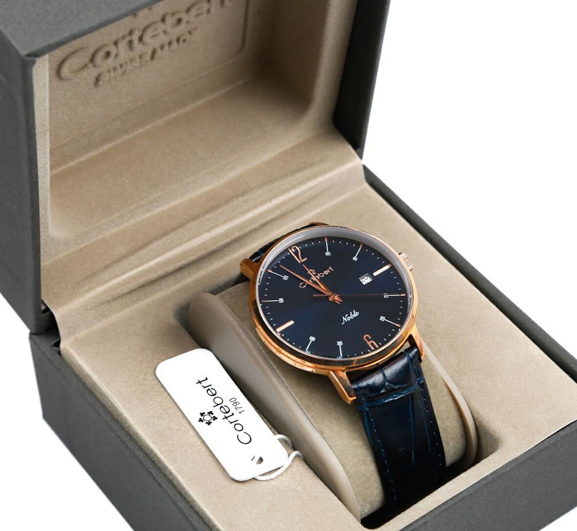 Cortebert Kristal Cam Laci Kadran Erkek Kol Saati