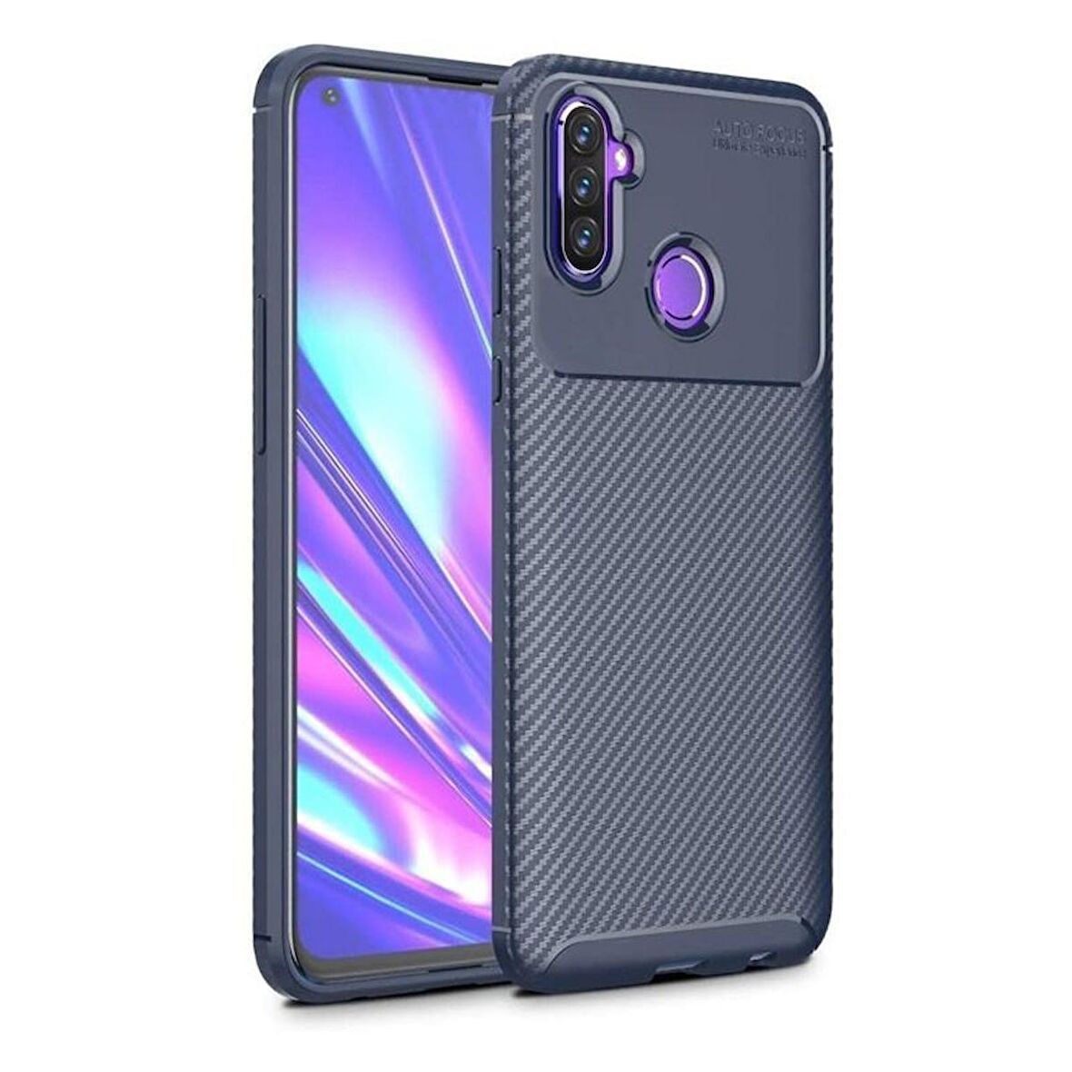 Gpack Samsung Galaxy M11 Kılıf Negro Karbon Dizayn Silikon