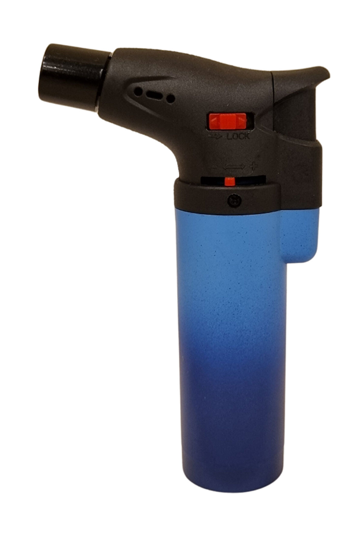 Mavi Tek Torch Pürmüz Masa Tipi Plastik Puro Çakmağı