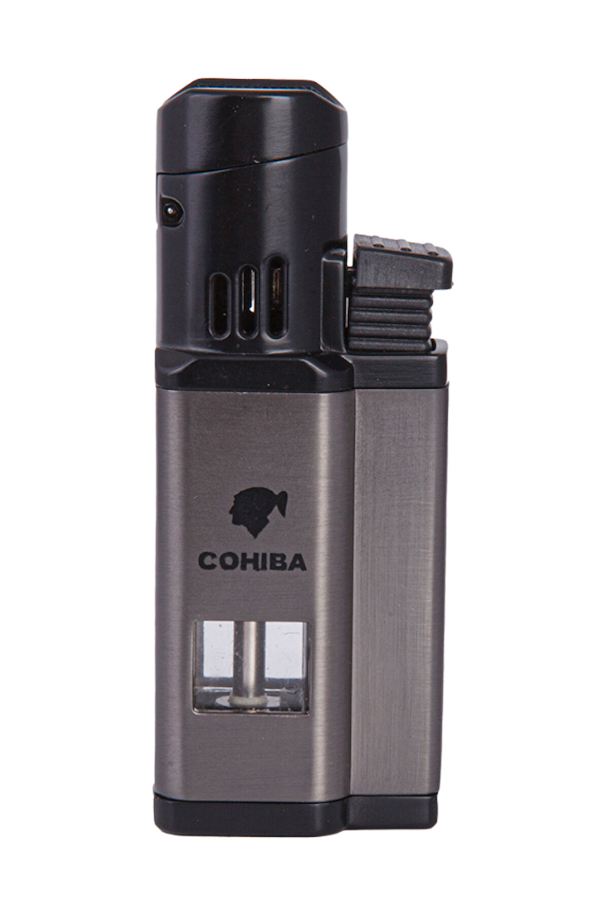 3 Torch Pürmüz Gunmetal-Siyah Metal Puro Çakmağı