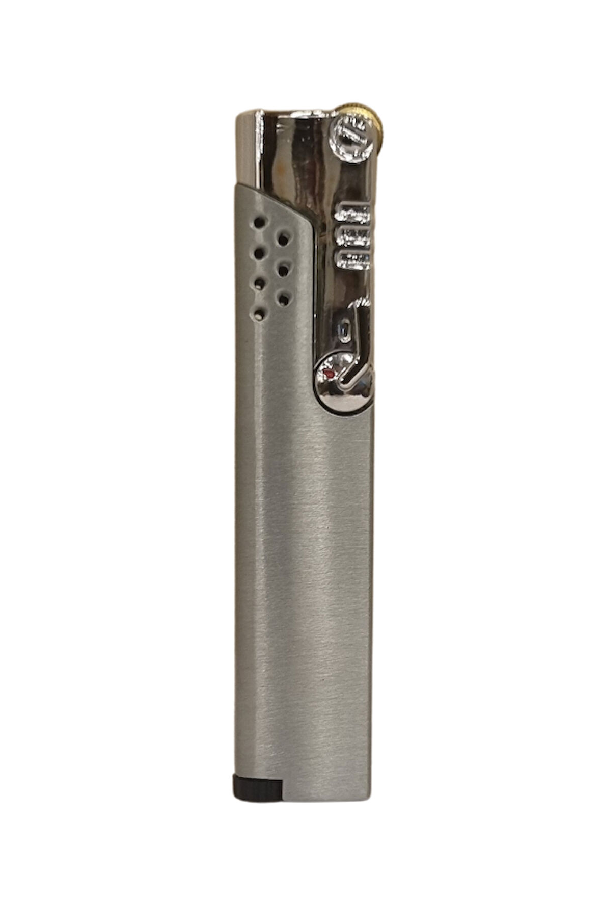 Tek Torch Pürmüz Gümüş Puro Çakmağı