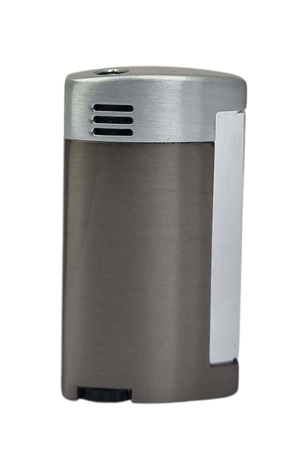 Tek Torch Pürmüz Koyu Gümüş Puro Çakmağı