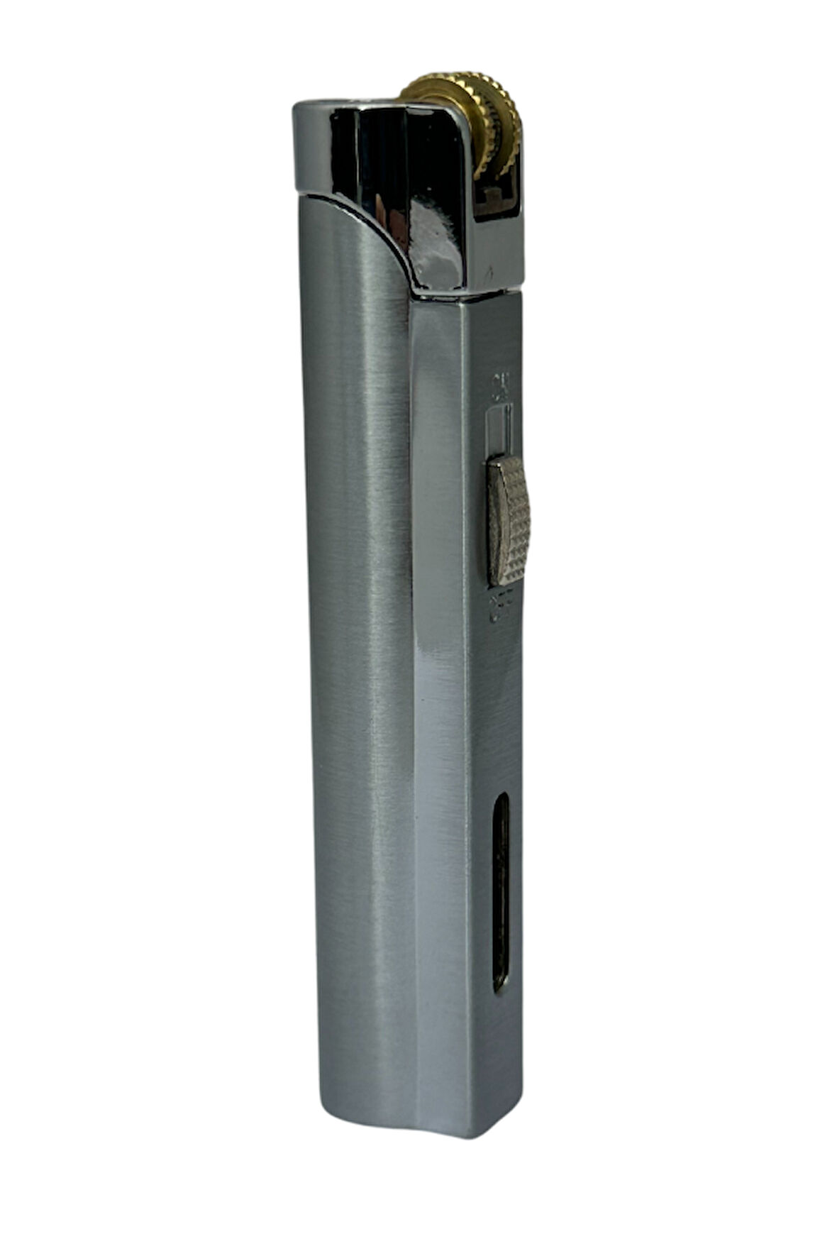 Tek Torch Pürmüz Gümüş Puro Çakmağı