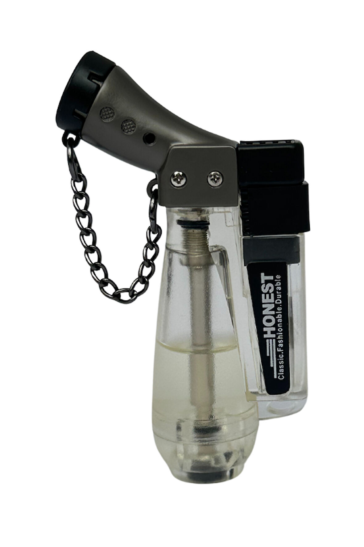 Tek Torch Pürmüz Gümüş Puro Çakmağı