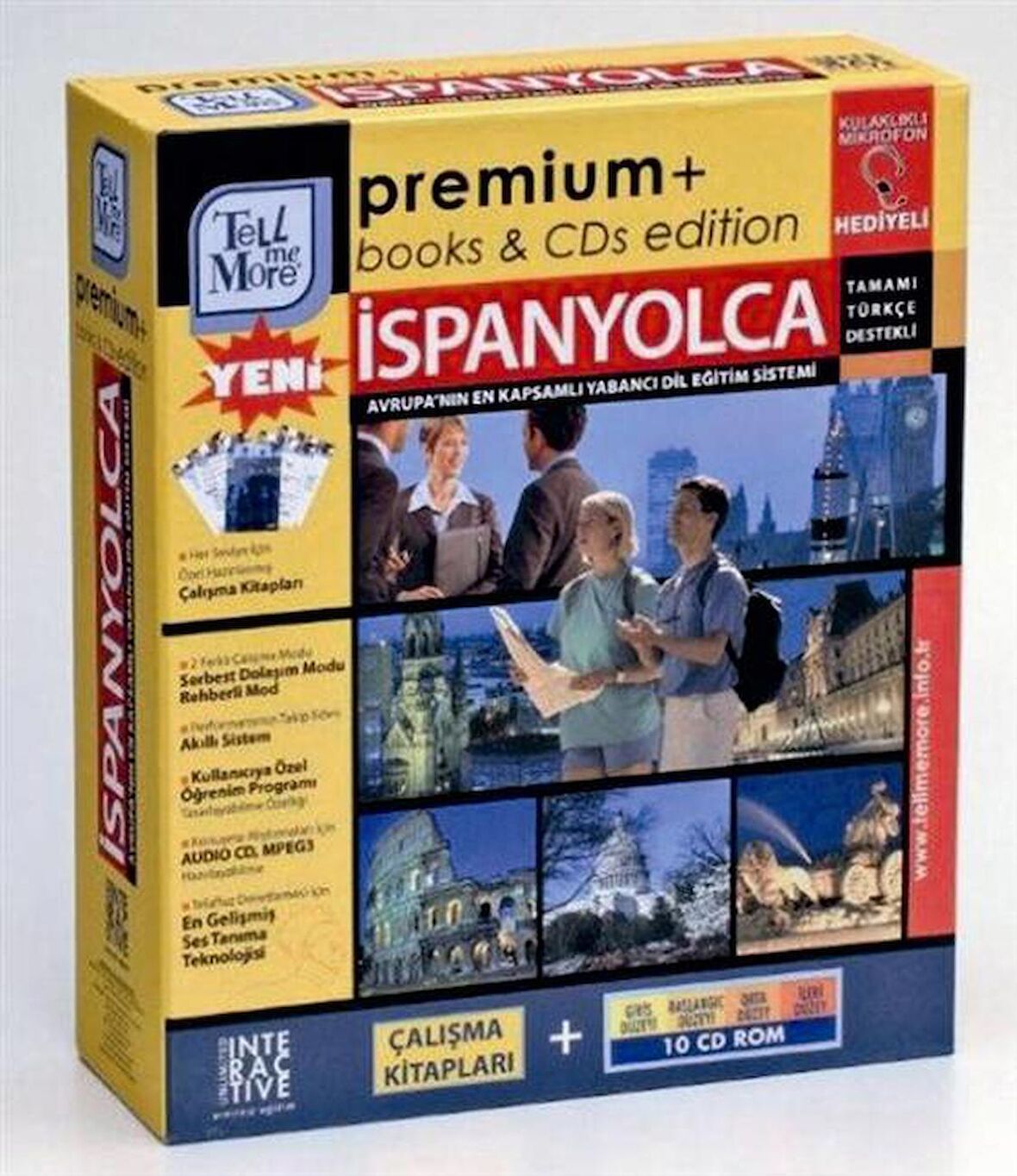 Tell Me More İspanyolca Eğitim Seti 10 Cd-Rom