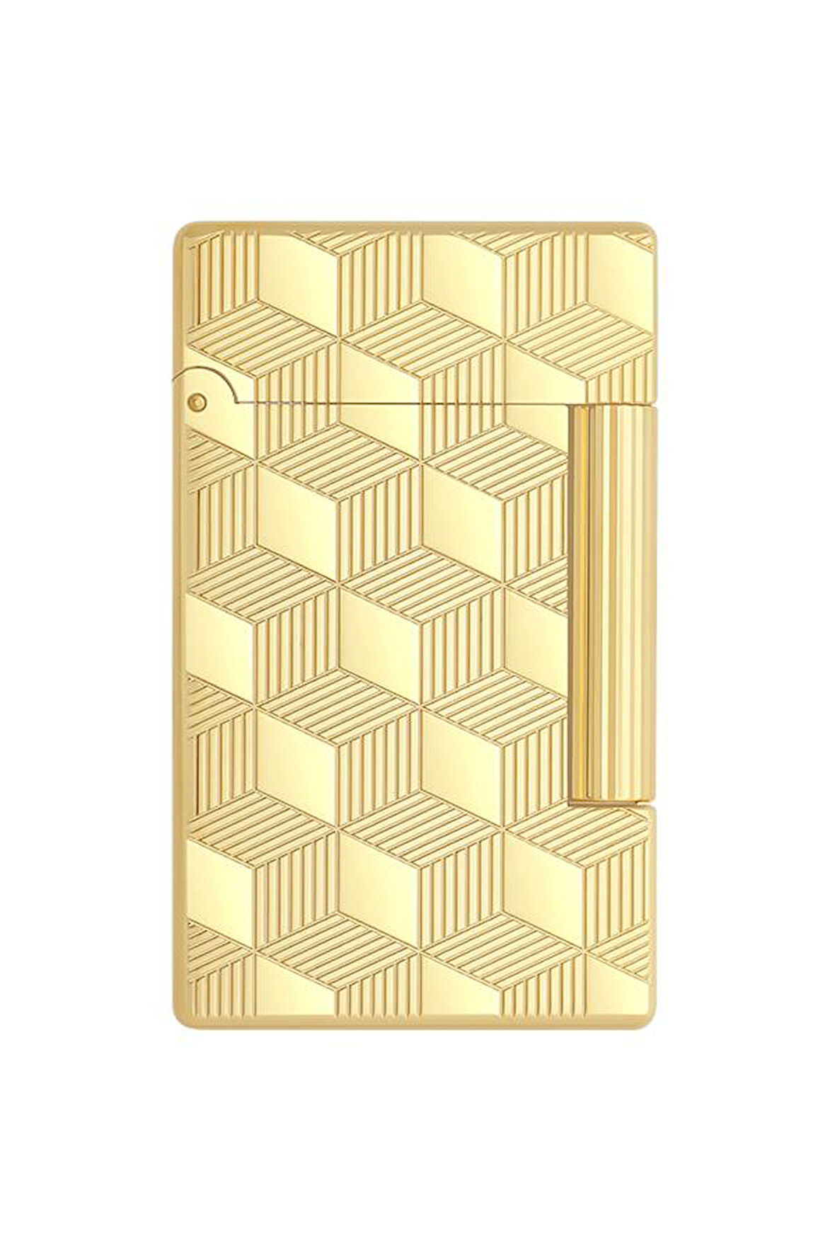 Initial Guilloche Gold Düz İşlemeli Puro Çakmağı 20841