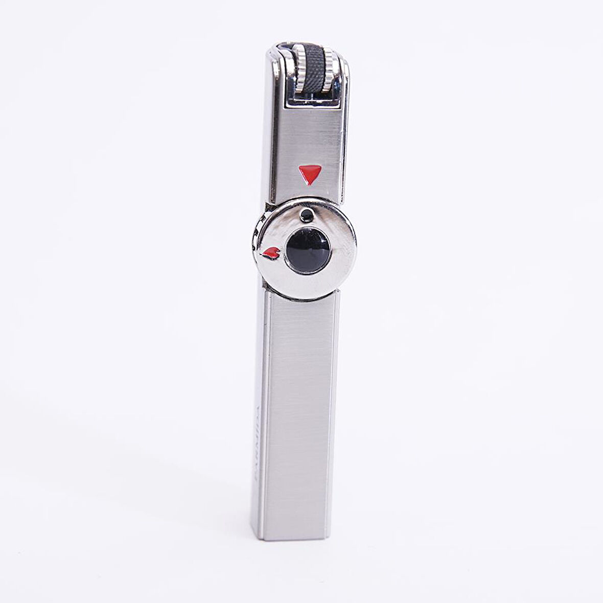 Tek Torch Pürmüz Gümüş Metal Puro Çakmağı