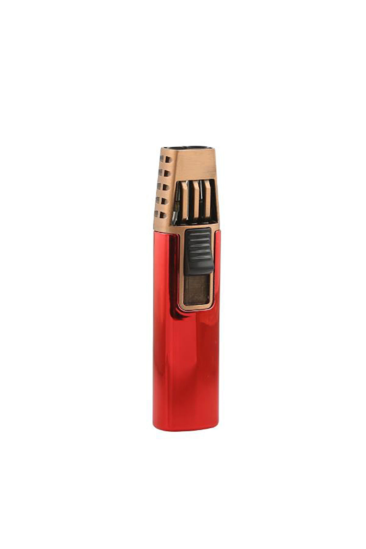 Çift Torch Pürmüz Kırmızı-Bronz Puro Çakmağı