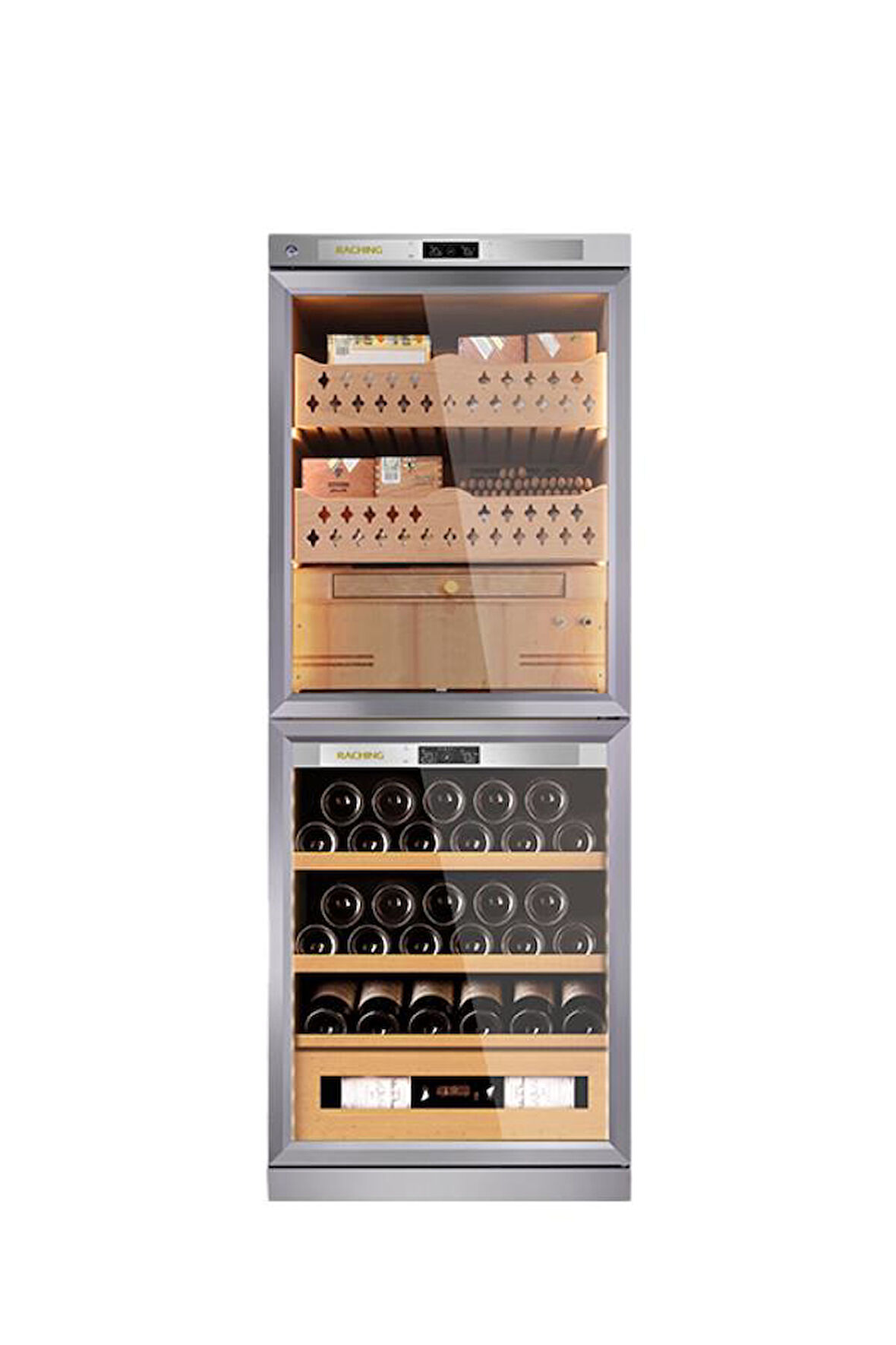 Elektronik Puro & Şarap Dolabı Silver FJ-CW36B
