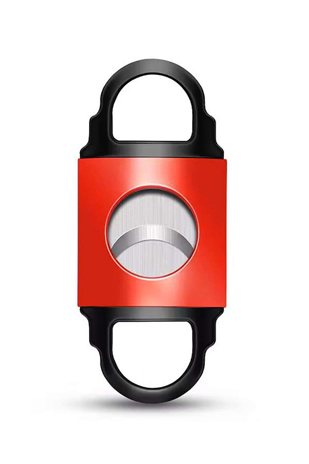 Kırmızı Siyah Metal Puro Makası Kesici