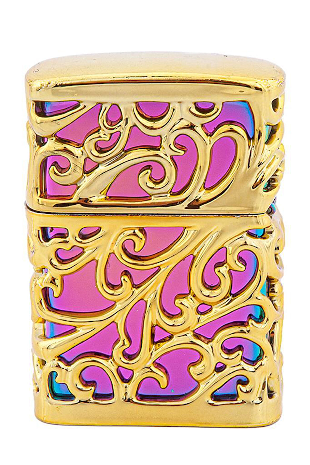 Tek Torch Pürmüz Gold İşlemeli Puro Çakmağı