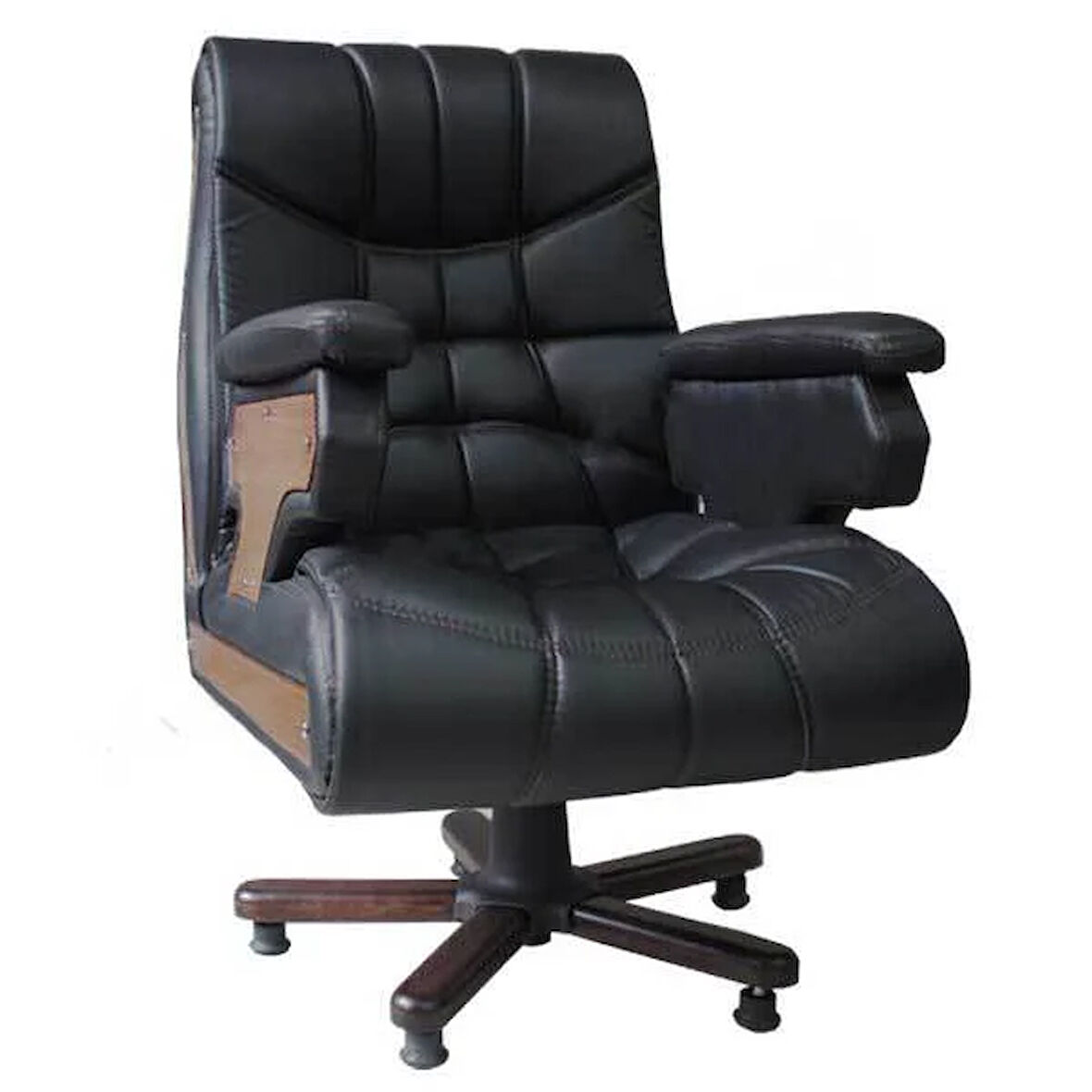 Jaguar Ahşap Deri Misafir Koltuğu