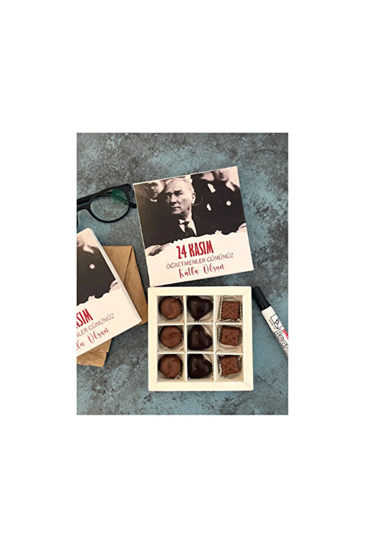 Nutat Öğretmenler Günü Çikolatası 9'lu Spesiyal