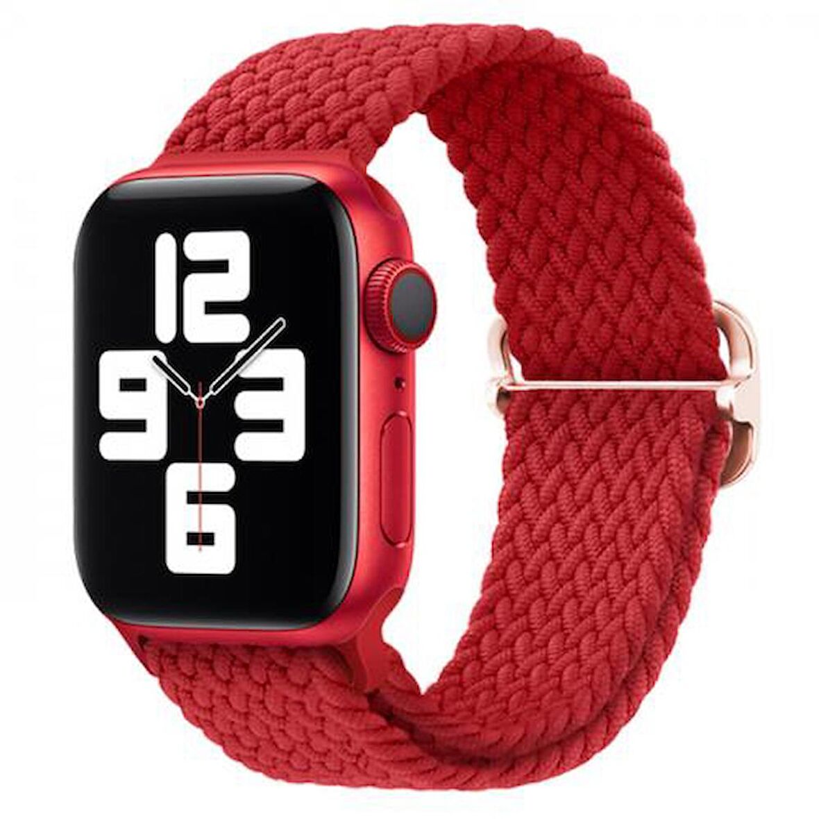 Polham Apple Watch 1/2/3/4/5/6/7/8 İçin 38-40-41MM Uyumlu Japon Tokalı Elastik Kayış Kordon