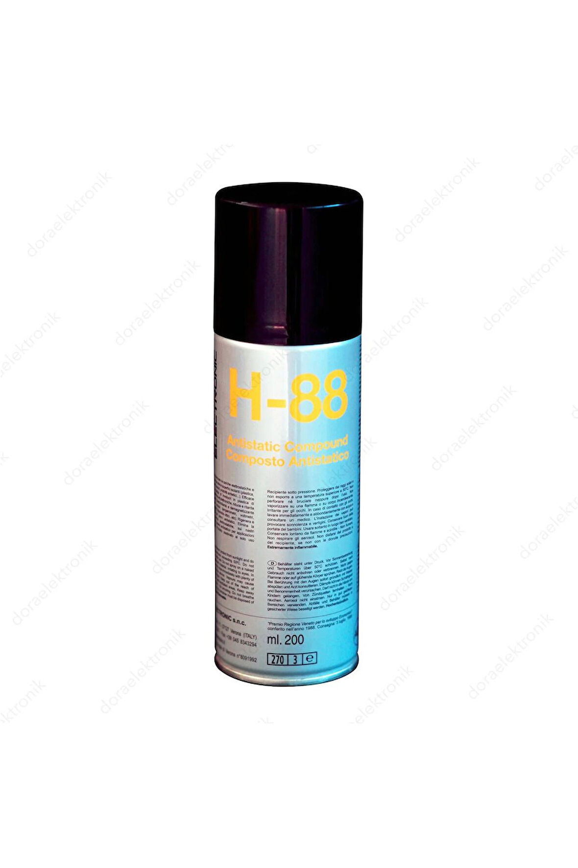 Due-Ci H-88 Antistatik Bileşik Sprey 200 ml - Toz ve kir çekiciliğini önler.