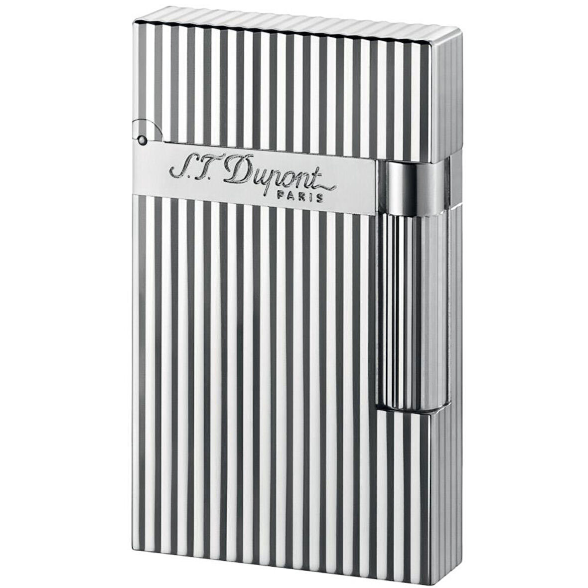 Briquet Lignes Verticales Argent Puro Çakmağı 16817