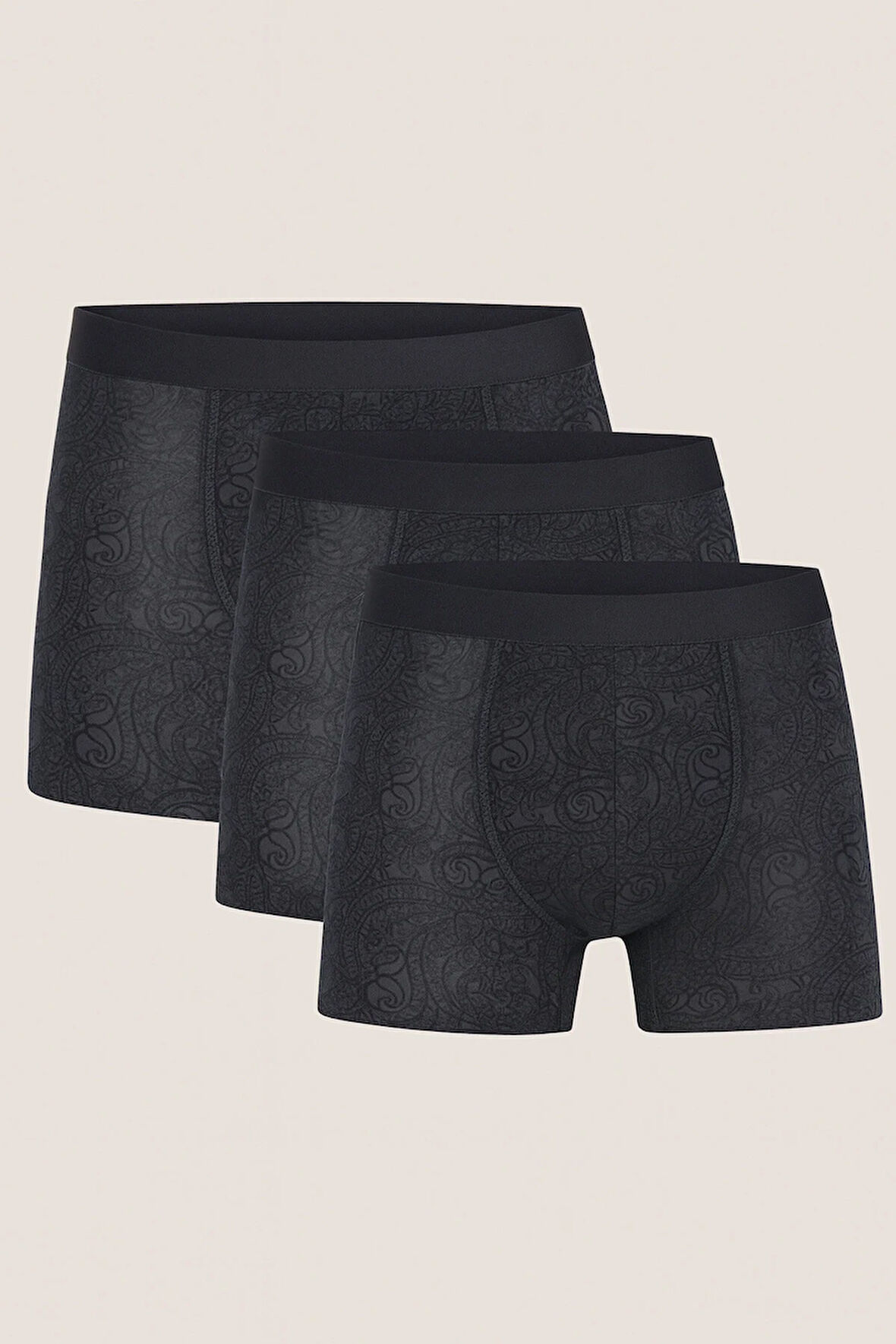 Erkek Karışık Desenli Modal 3'lü Boxer