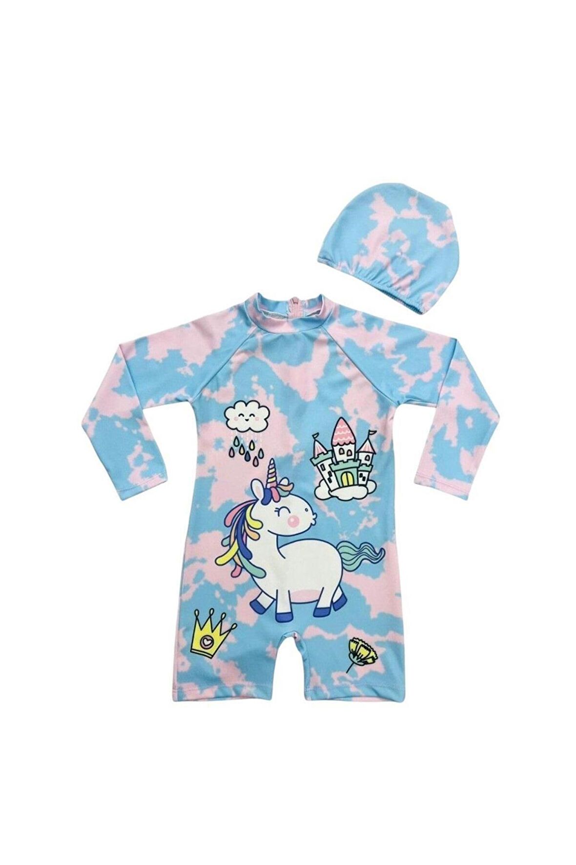 Unicorn Uzun Kollu Mayo - Mavi