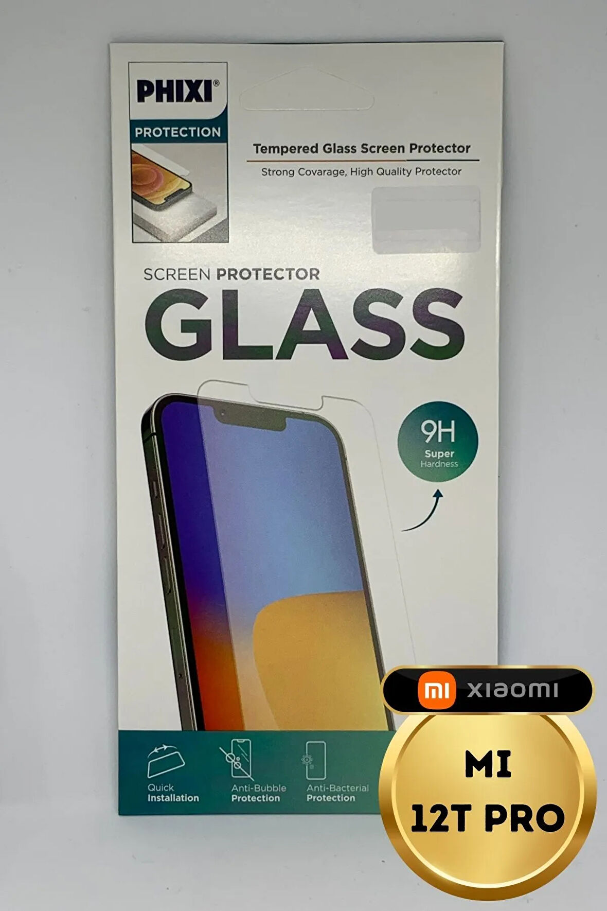 Xiaomi Mİ 12T PRO Uyumlu Temperli Tam Koruma Şeffaf Cam Ekran Koruyucu