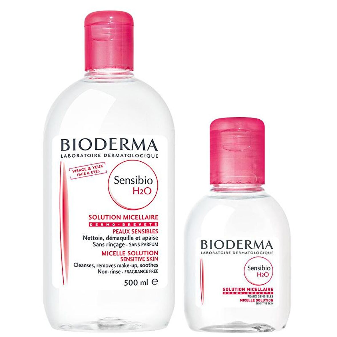 Bioderma Sensibo Hassas Cilt için Arındırıcı Yüz Temizleme Suyu 500 ml & Bakım Kremi 30 ml 