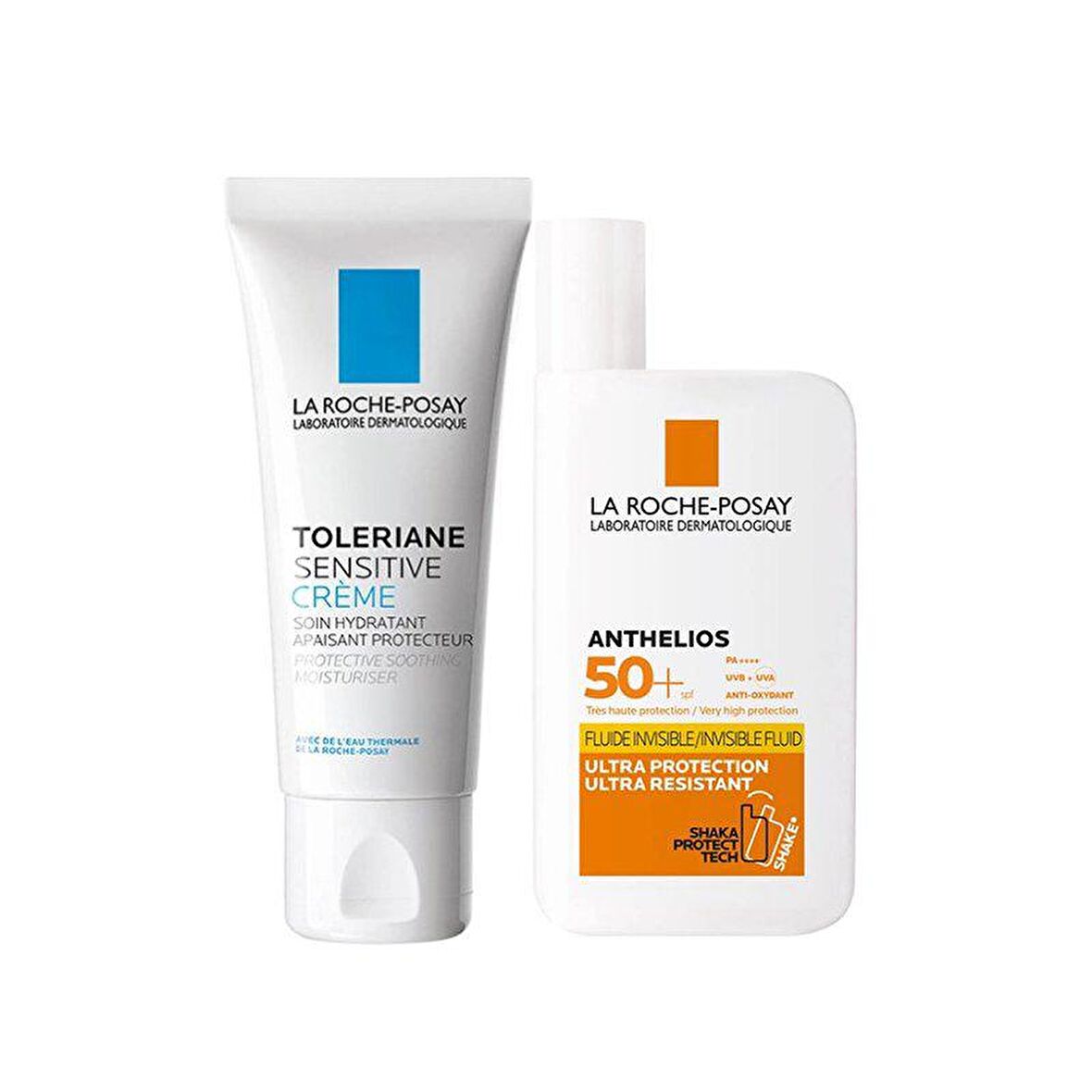 La Roche Posay Anthelios İnvisible Fluid 50+ Faktör Karma-Normal Ciltler İçin Renksiz Güneş Koruyucu Krem 50 ml - Yüksek Güneş Koruma Seti 2