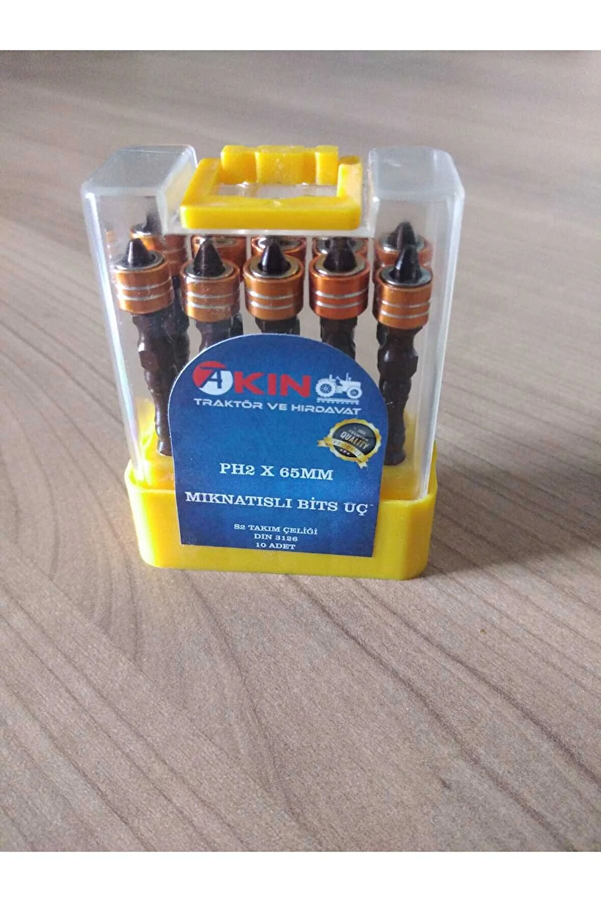 İki Yönlü 10'lu Mıknatıslı Bits Uç PH2 X 65Mm