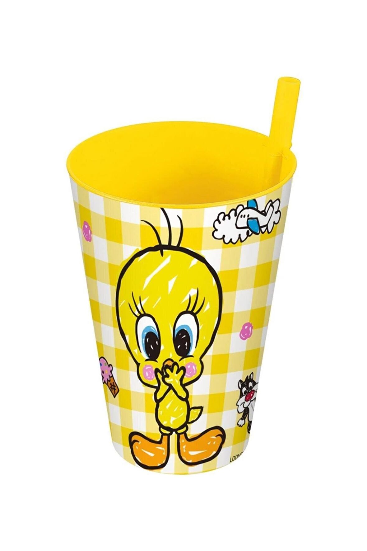 Tweety Pipetli Bardak 400 Ml.---TP512C