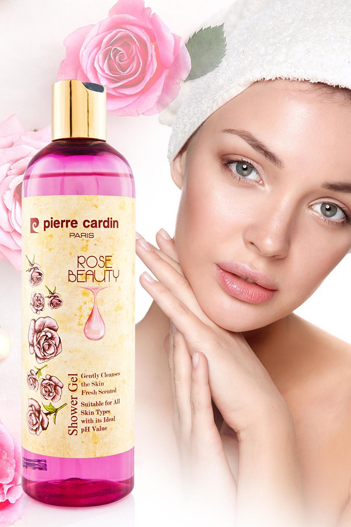 Pierre Cardin Rose Beauty Gül Aromalı Canlandırıcı Tüm Ciltler İçin Duş Jeli 400 ml