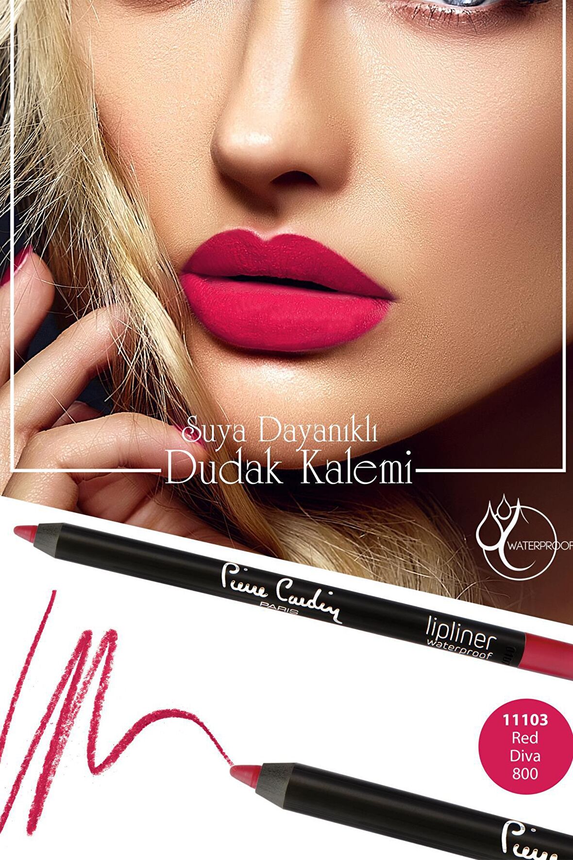 Pierre Cardin Lipliner Suya Dayanıklı Dudak Kalemi