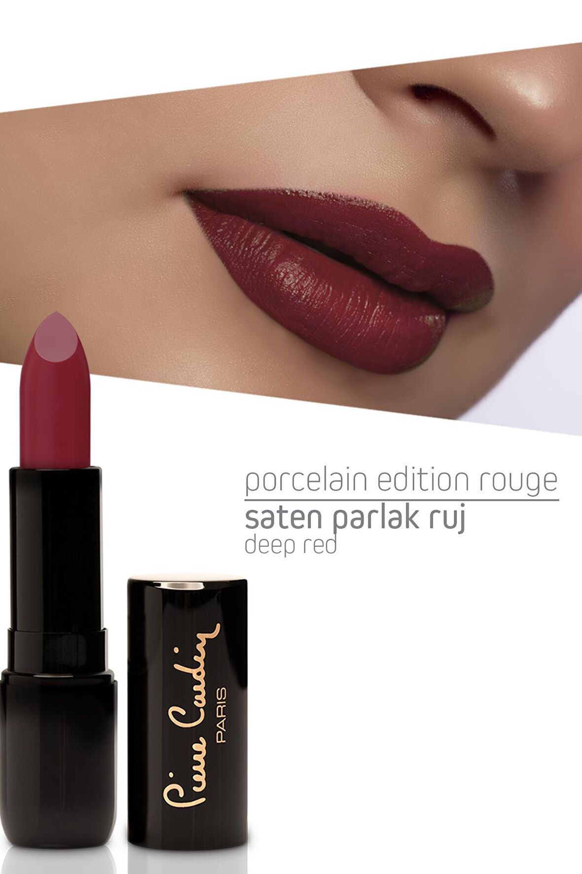 Pierre Cardin Porcelain Edition Lipstick  - Deep Red - 238