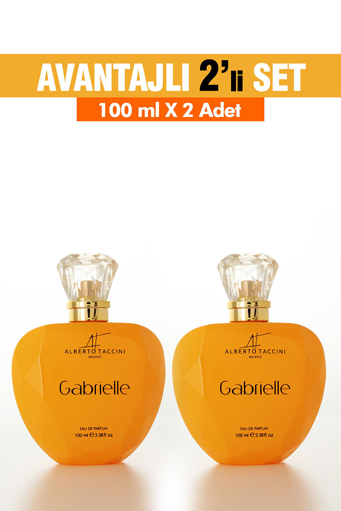 2'Li Set Alberto Taccini GABRIELLE Kadın Parfümü -100 ml
