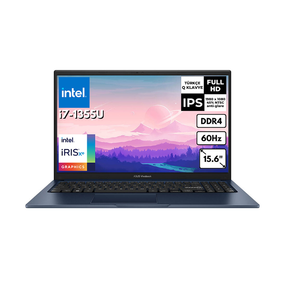 Asus Vivobook 15 i7-1355U 16 GB 1 TBSSD 15.6" FHD Free X1504VA-NJ1499AR13