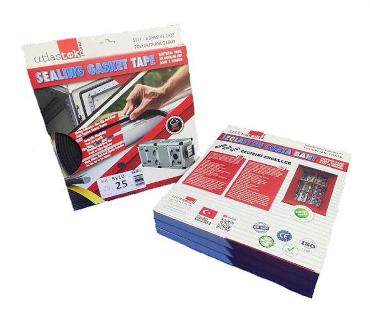 3x10 20MT Yapışkanlı Yüksek Kalite Poliüretan Sünger Conta