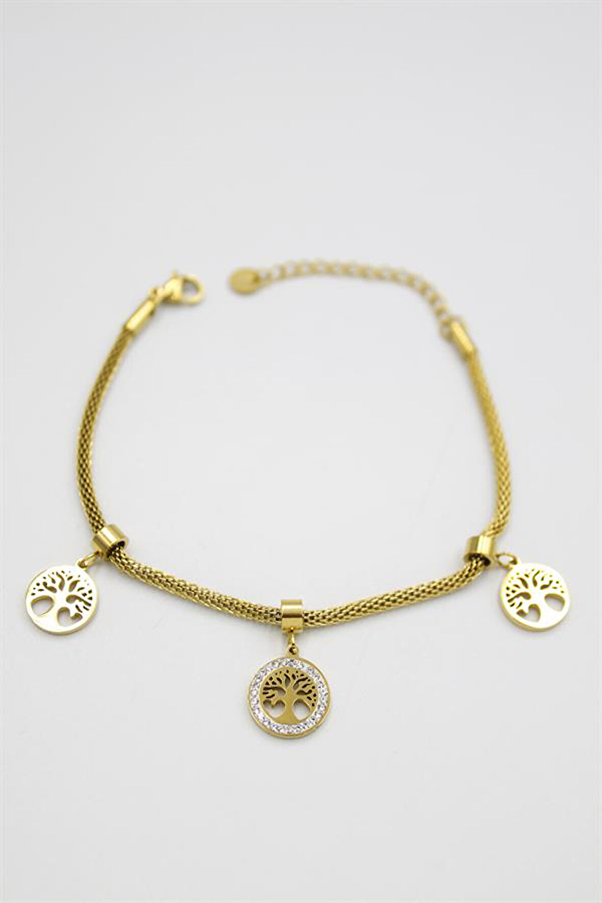 Hayat Ağacı Charm Bileklik - Altın