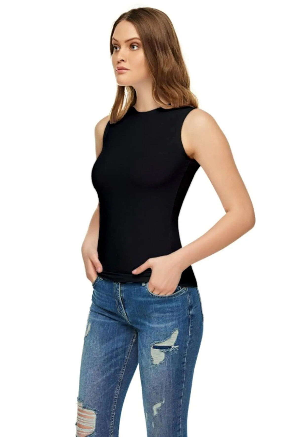 2'li Paket 0 Kol Kadın Body