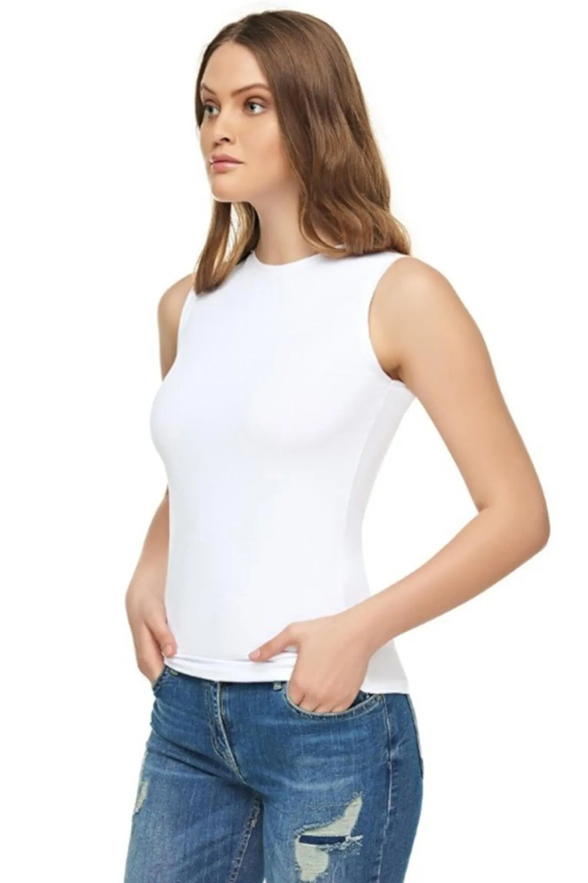 4'lü Paket 0 Kol Kadın Body