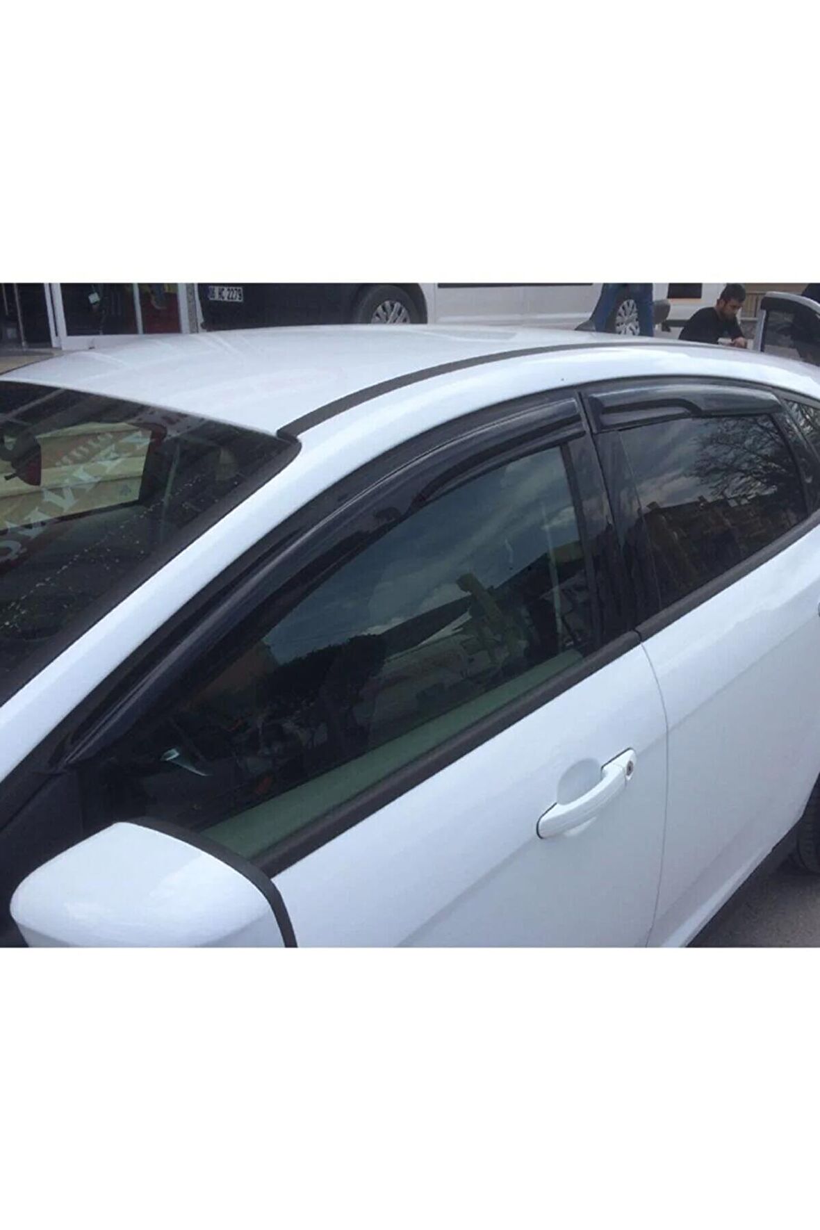 Ford Focus 3 Mügen Cam Rüzgarlığı Hb 2011-2018 Arası 4'Lü Takım