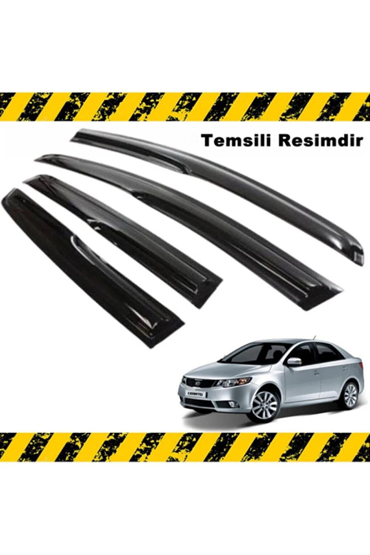 Kia Cerato Mügen Cam Rüzgarlığı 2009-2015 Arası 4 Lü Set