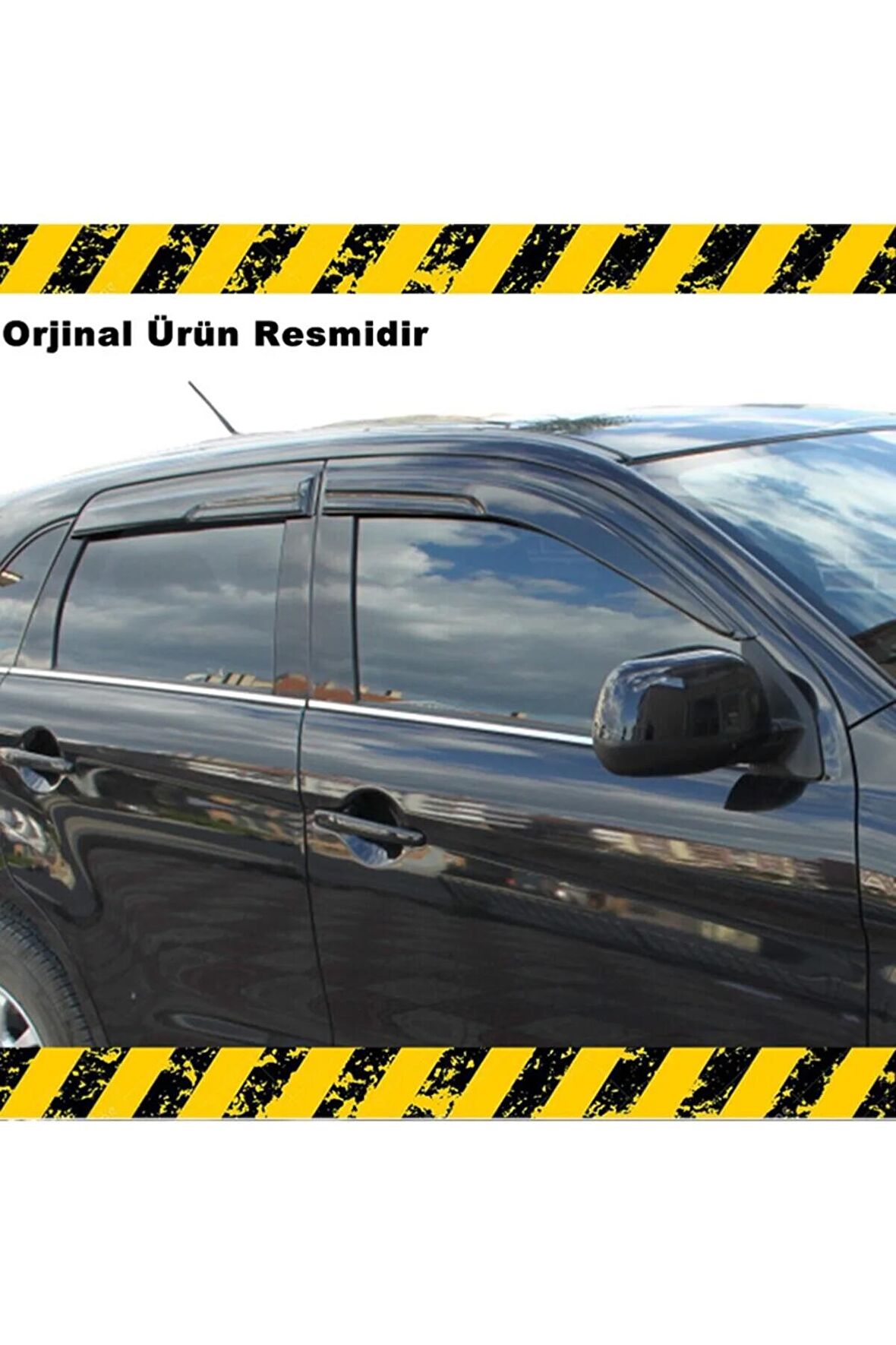 Mitsubishi Asx  Uyumlu Mügen Cam Rüzgarlığı 2010 - 2015 Arası 4 Lü Set