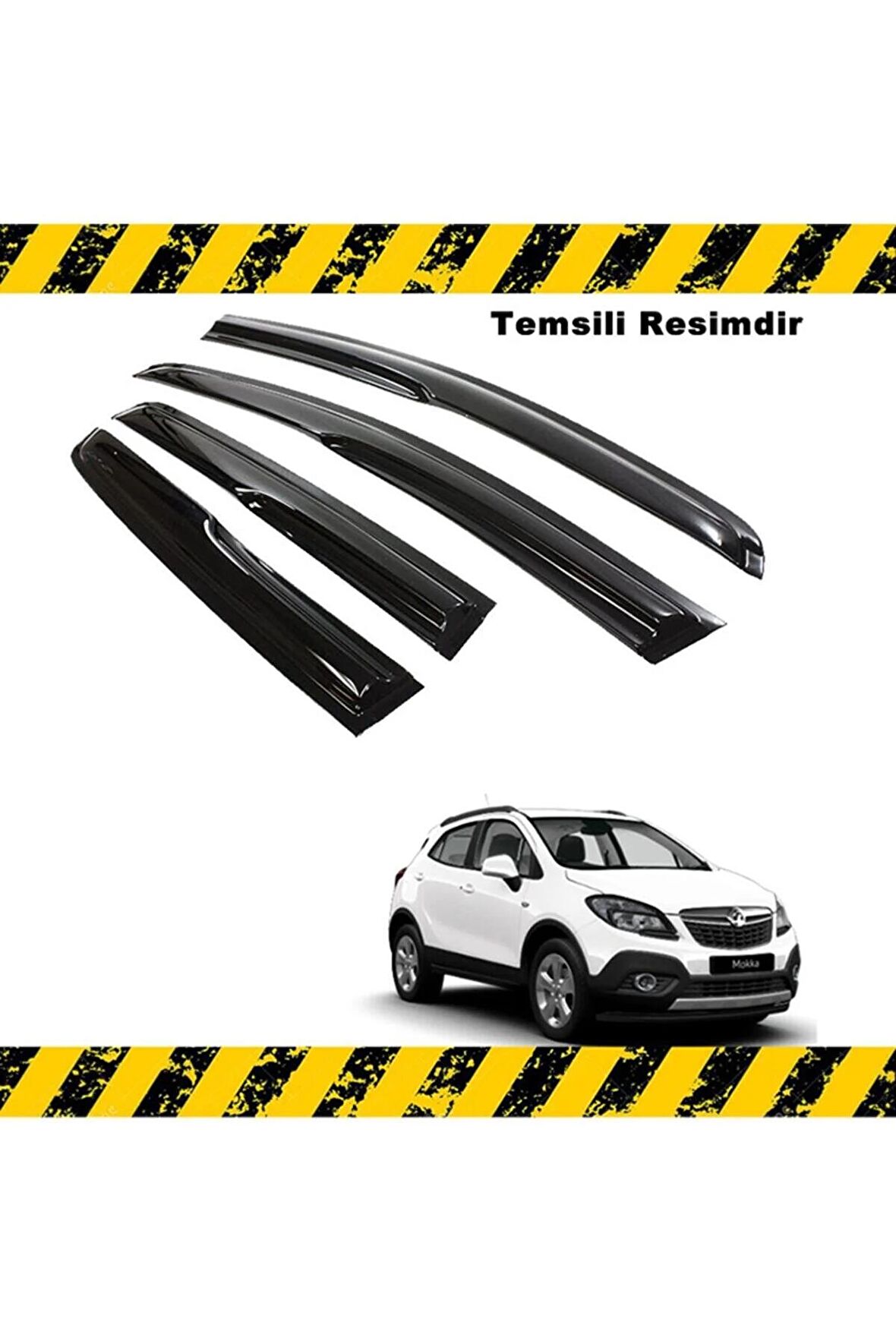 Opel Mokka Mügen Cam Rüzgarlığı 2012-2020 Arası 4 Lü Takım